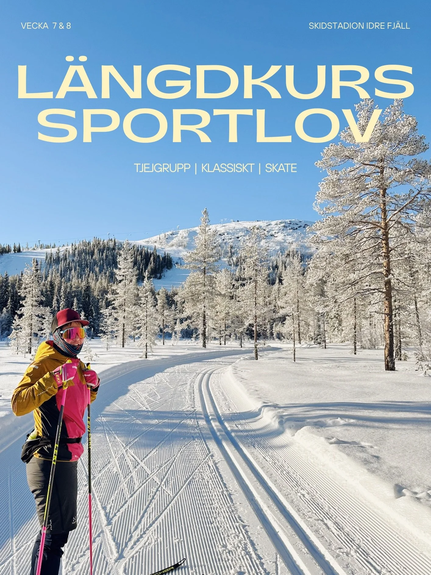 L&auml;ngdskidkurser i Idre under sportlovet☀️❄️

H&auml;r kombineras professionell coaching med inspiration och gemenskap. Du &auml;r varmt v&auml;lkommen ensam - eller tillsammans med en v&auml;n. Du m&ouml;ter deltagare med likv&auml;rdiga f&ouml;