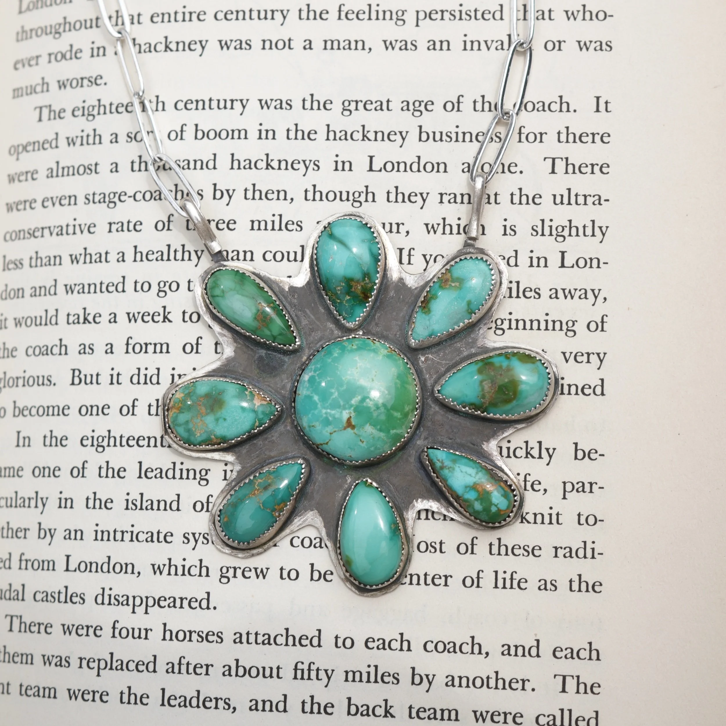 Emerald Valley Cluster Necklace