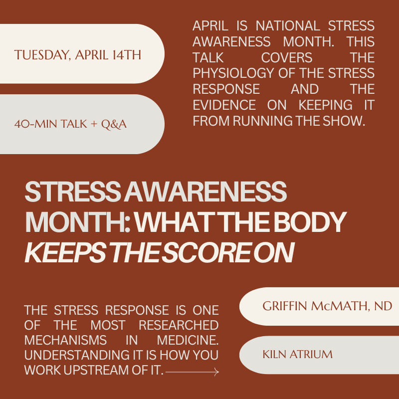 Stress Awareness Month: What the Body Keeps the Score On