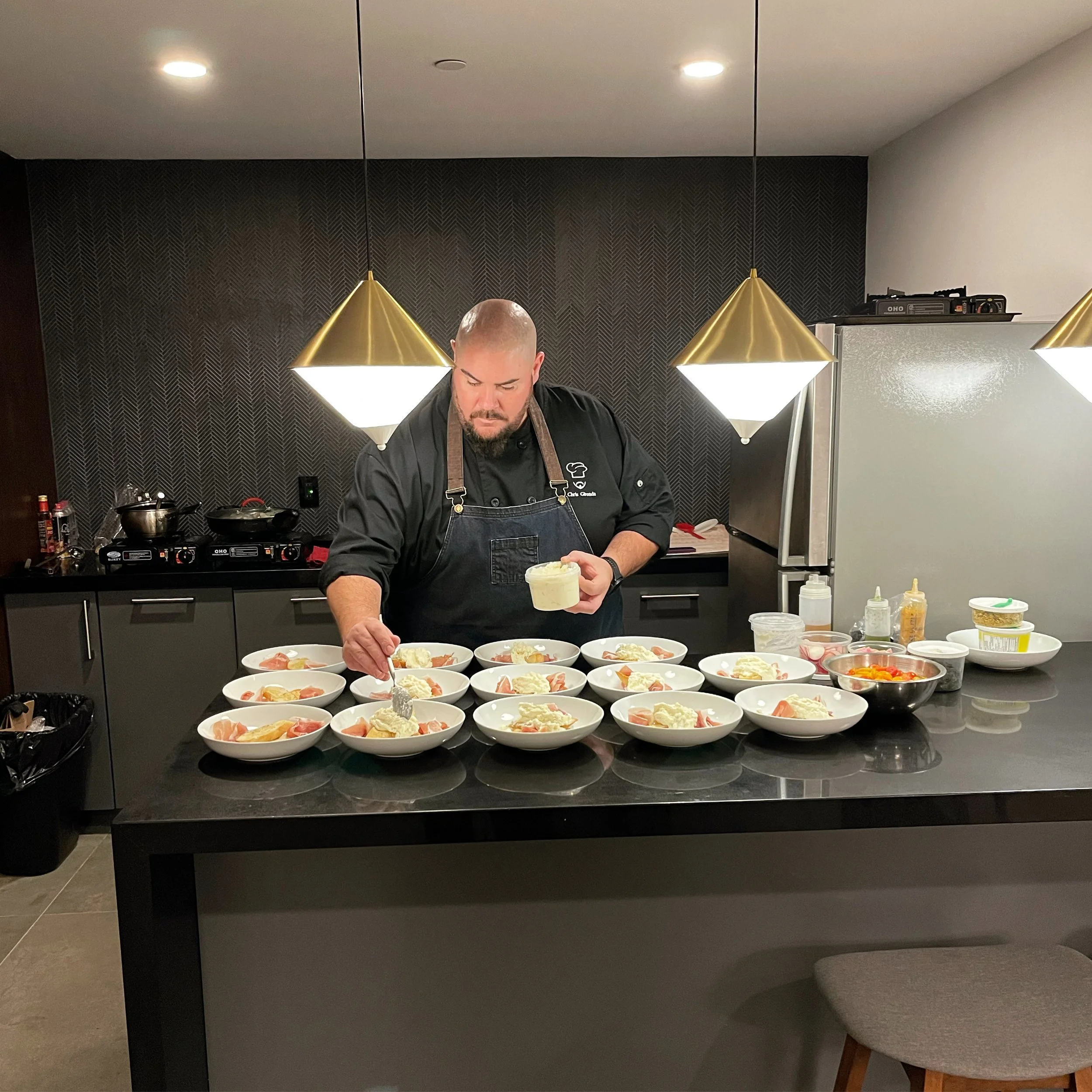 Private Chef plating