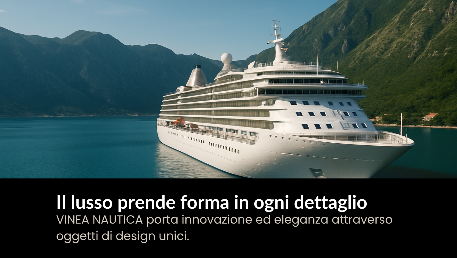 Una nave da crociera bianca in un fiordo, circondata da montagne verdi.