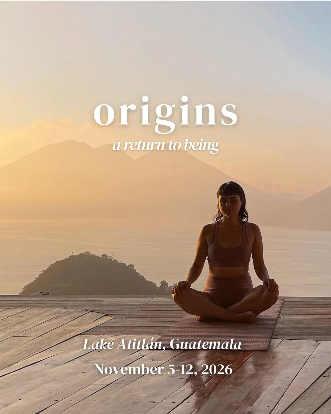 Arriving at Lake Atitl&aacute;n feels like entering another world. 
Mountains, volcanoes, stillness&hellip; something shifts the moment you arrive. 🌋🇬🇹💫

The first time I came here, I had no idea it would change my life.

@chiko.villarreal and I 