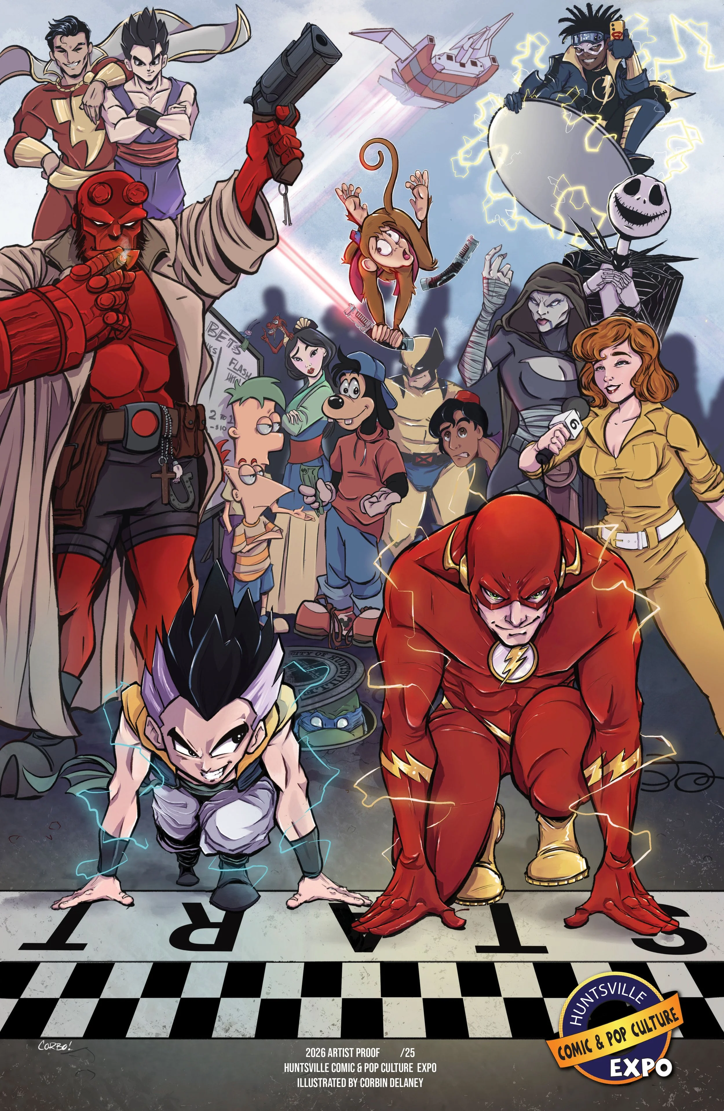 "2026 Huntsville Comic & Pop Culture Expo Exclusive Print"