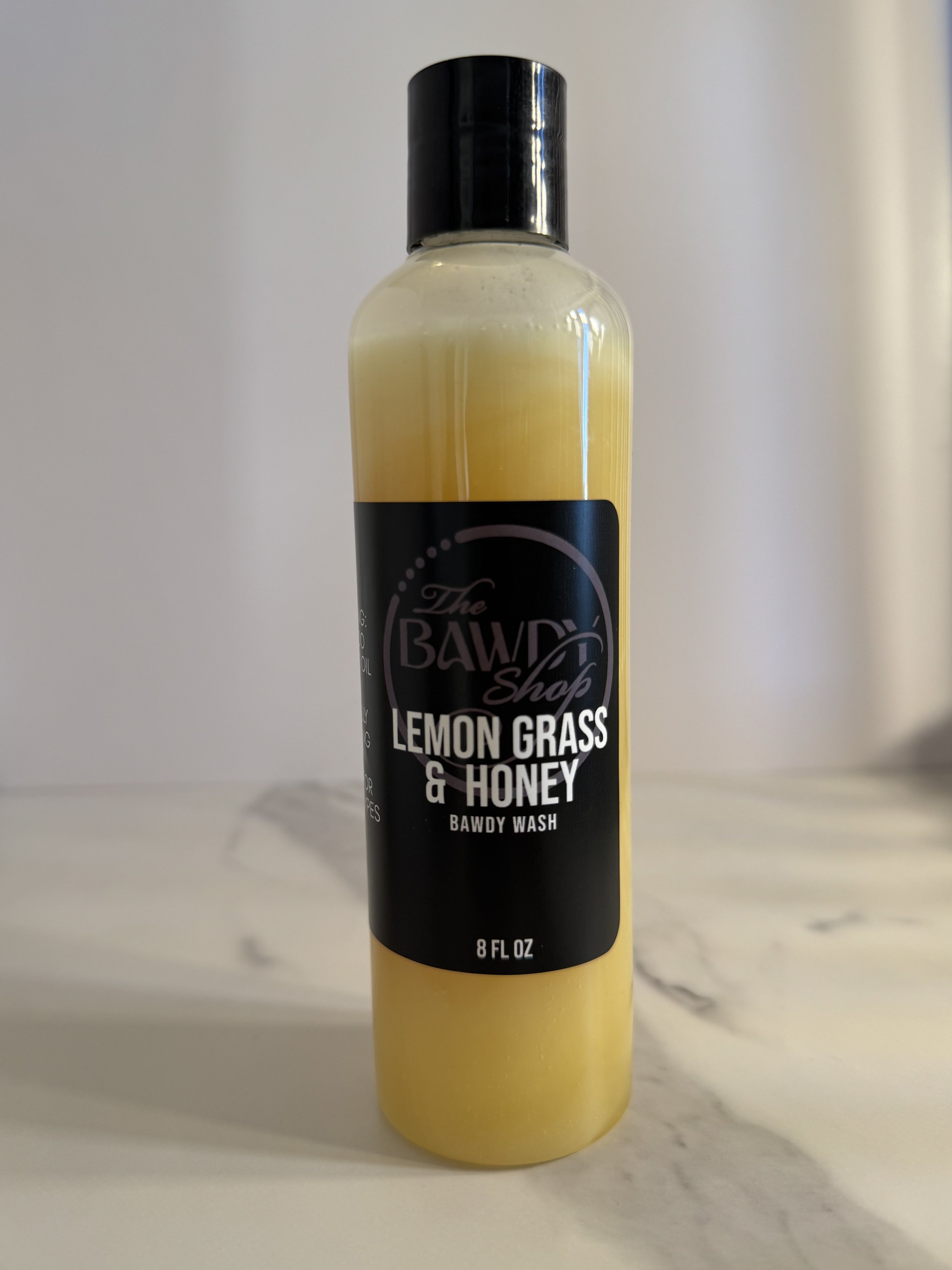 Lemon Grass and Honey Bawdy Wash, 8 oz