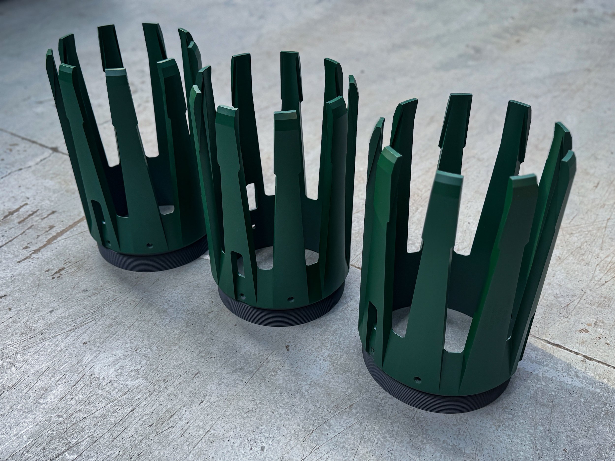 PTFE Xylan Green Slip Seat Downhole Components