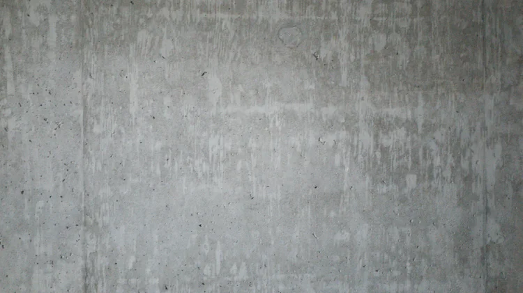 Coated concrete floor