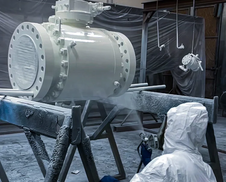 Epoxy and polyurethane coating system