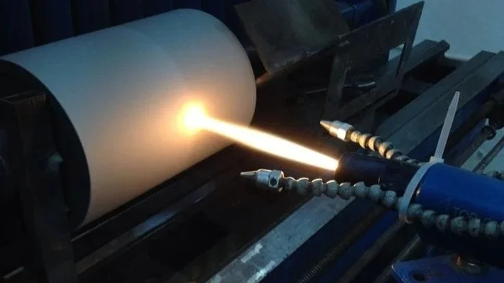 HVOF coating services in Alberta.