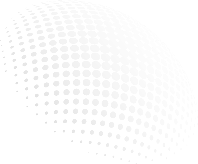 A black sphere with white dots creating a pattern, resembling a digital or abstract design.