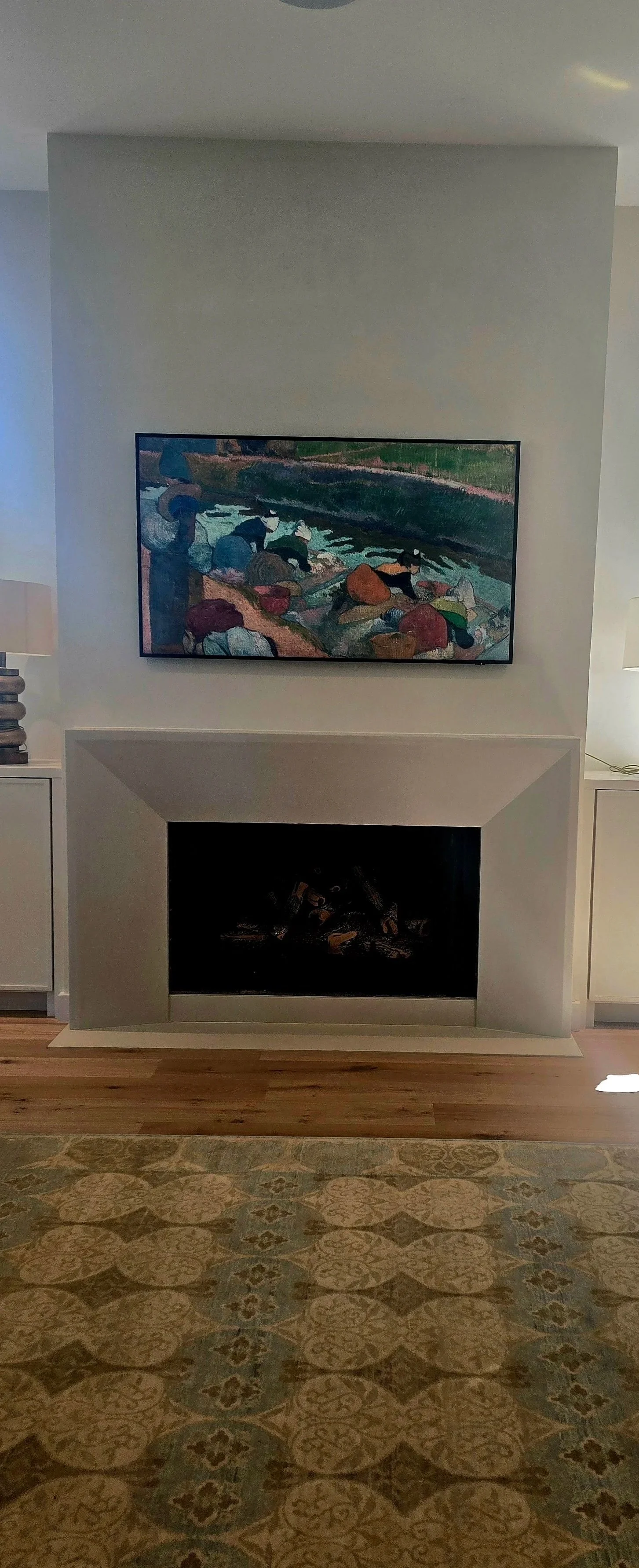 Cast Stone Fireplace 