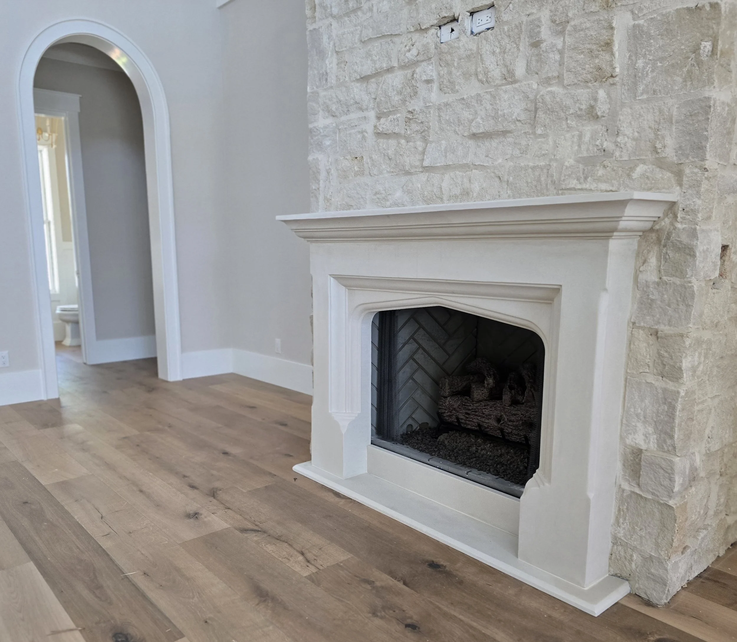 cast Stone Fireplace 