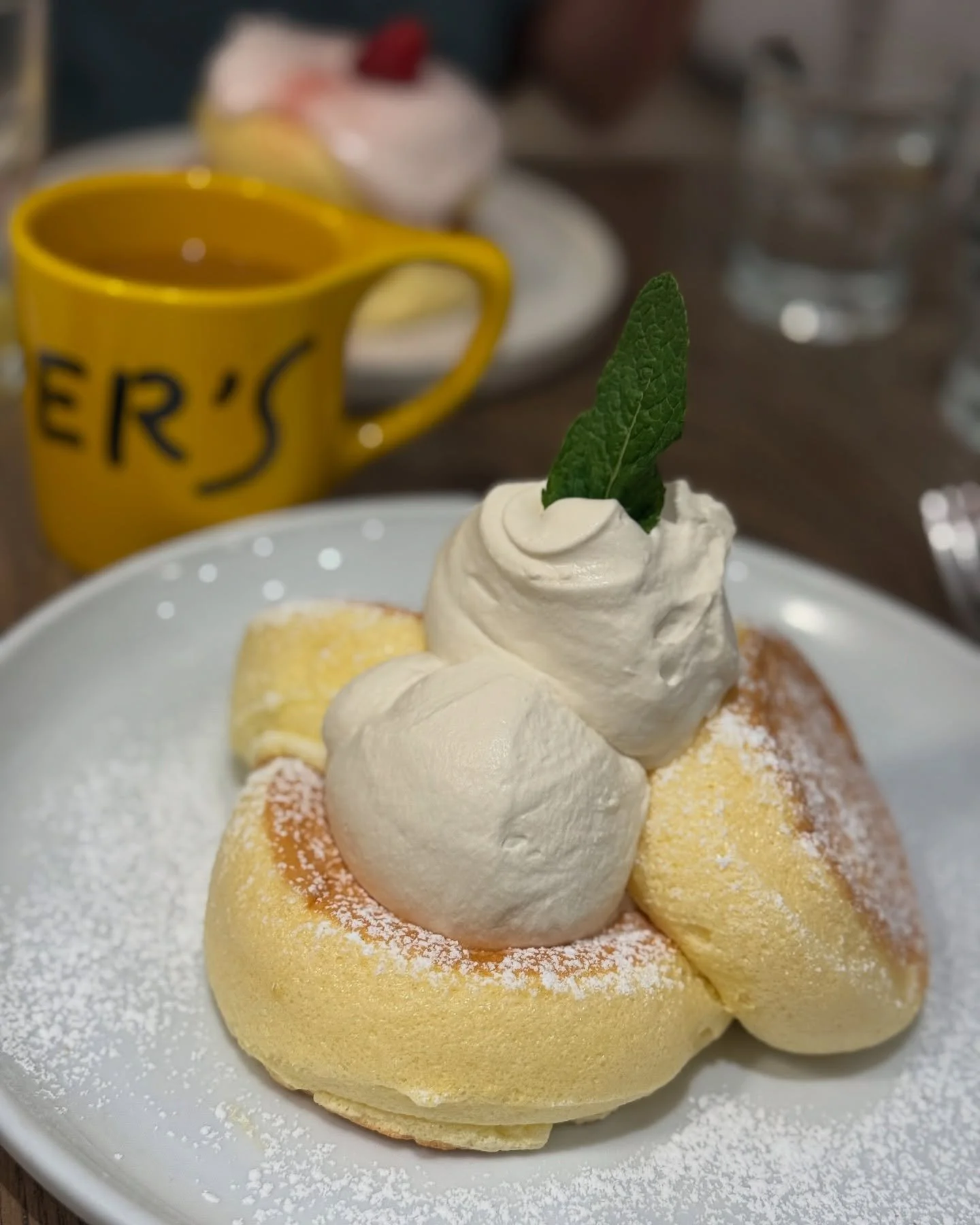 New favourite breakfast in Toronto - Flippers for souffl&eacute; pancakes. Light and airy and oh so sweet. Pro tip - make a reservation. This cute hot spot fills up fast. #torontobreakfast #torontobrunch