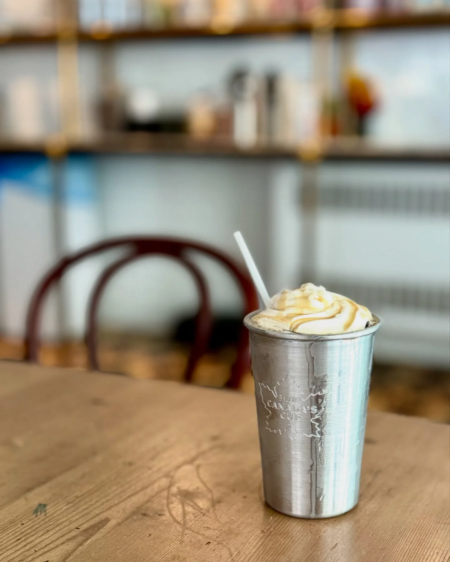 @balzacscoffee . A must-visit when we visit Toronto. This Iced Canadian Maple Latte was the perfect way to cool off on a hot Toronto day. #torontoeats #torontocoffee #thingstodointoronto