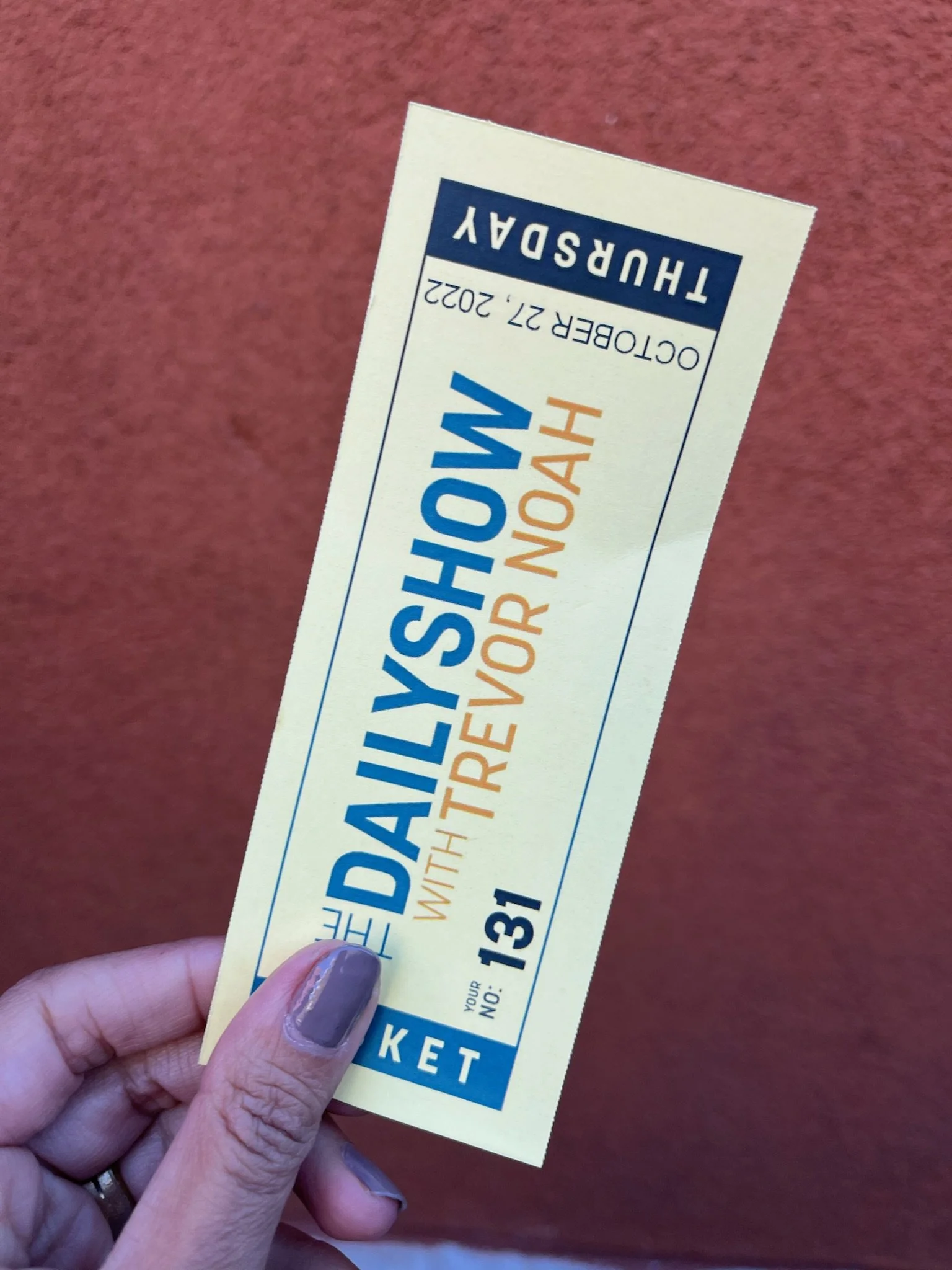 I spoke with Trevor Noah…