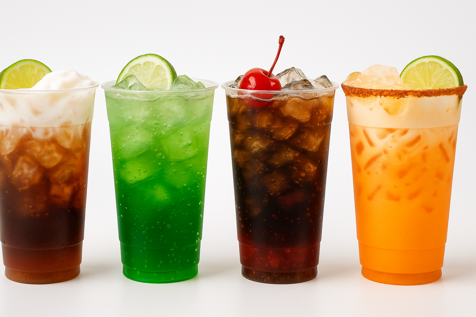 Your favorite soda just got a serious glow-up. Our dirty sodas are a delicious remix, mixing your go-to with irresistible flavors and creamy swirls. From the zesty La Lime Reina to the spicy-sweet Spicy Sol Glow, each sip is a vibe. order here