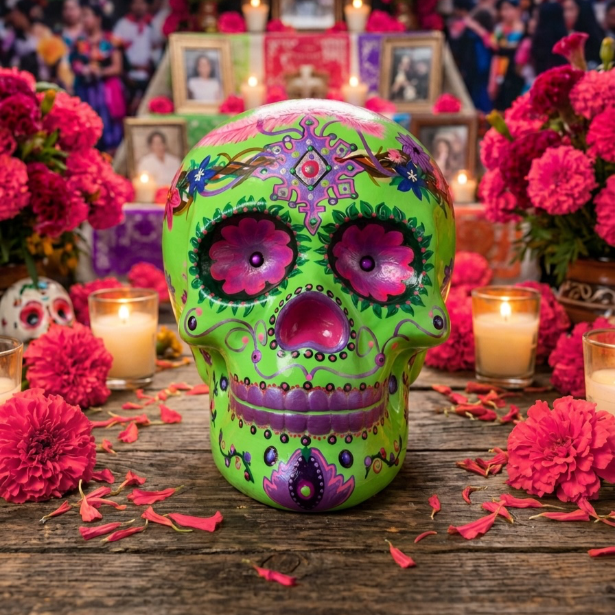 Garden Fairy Sugar Skull