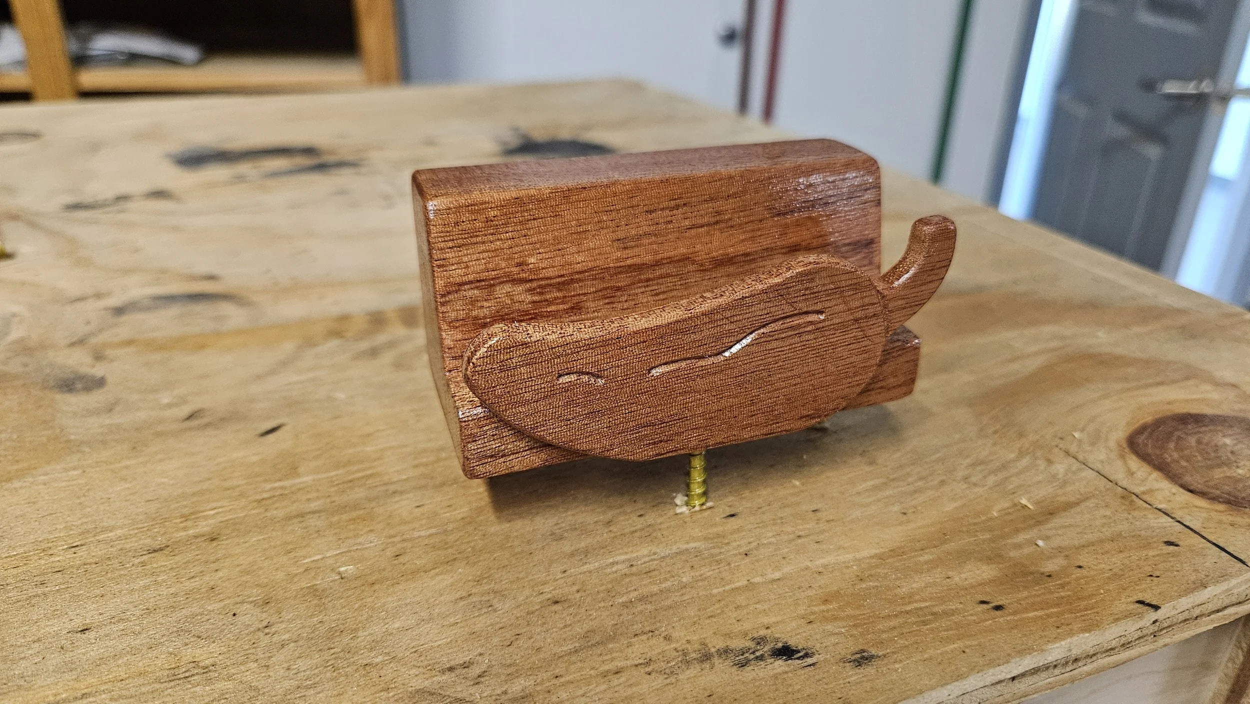 Custom business card holder
