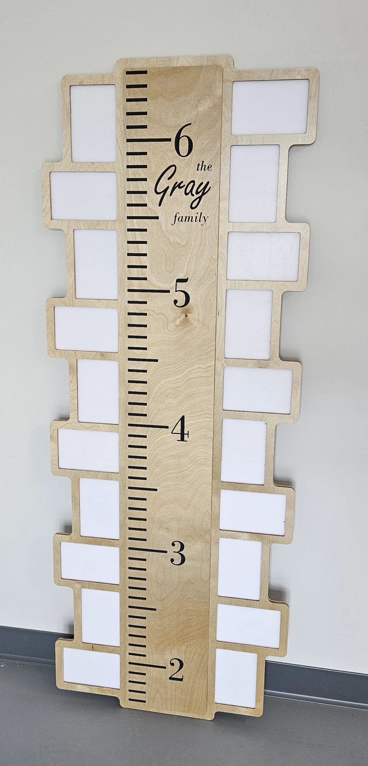 Custom Family Growth Rulers