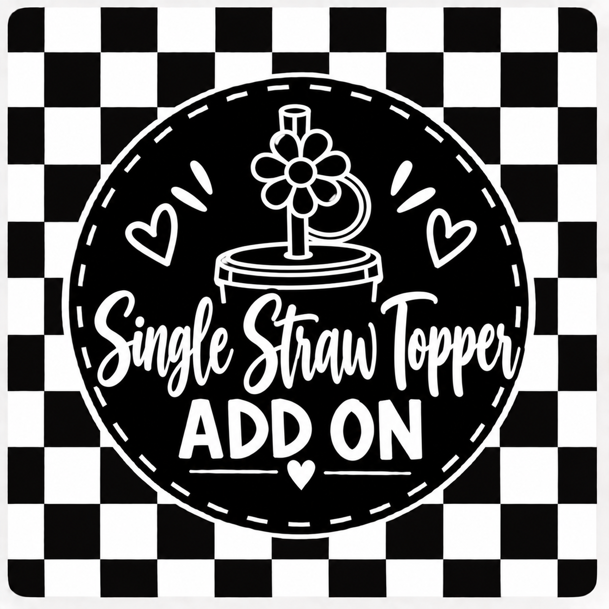 Single Straw Topper Add On | ONLY available with Straw Topper Bundle