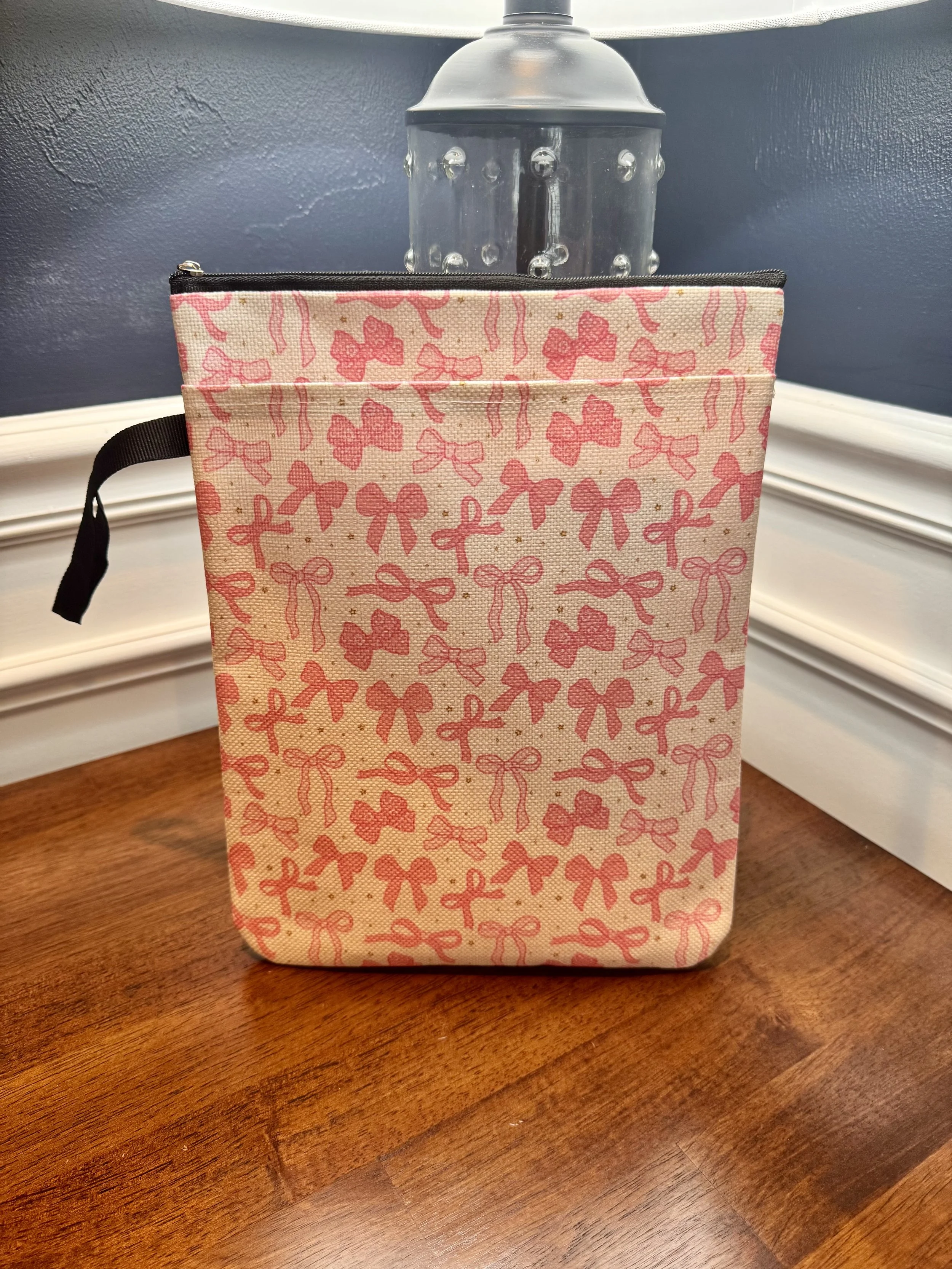 Pink Bows Book Sleeve