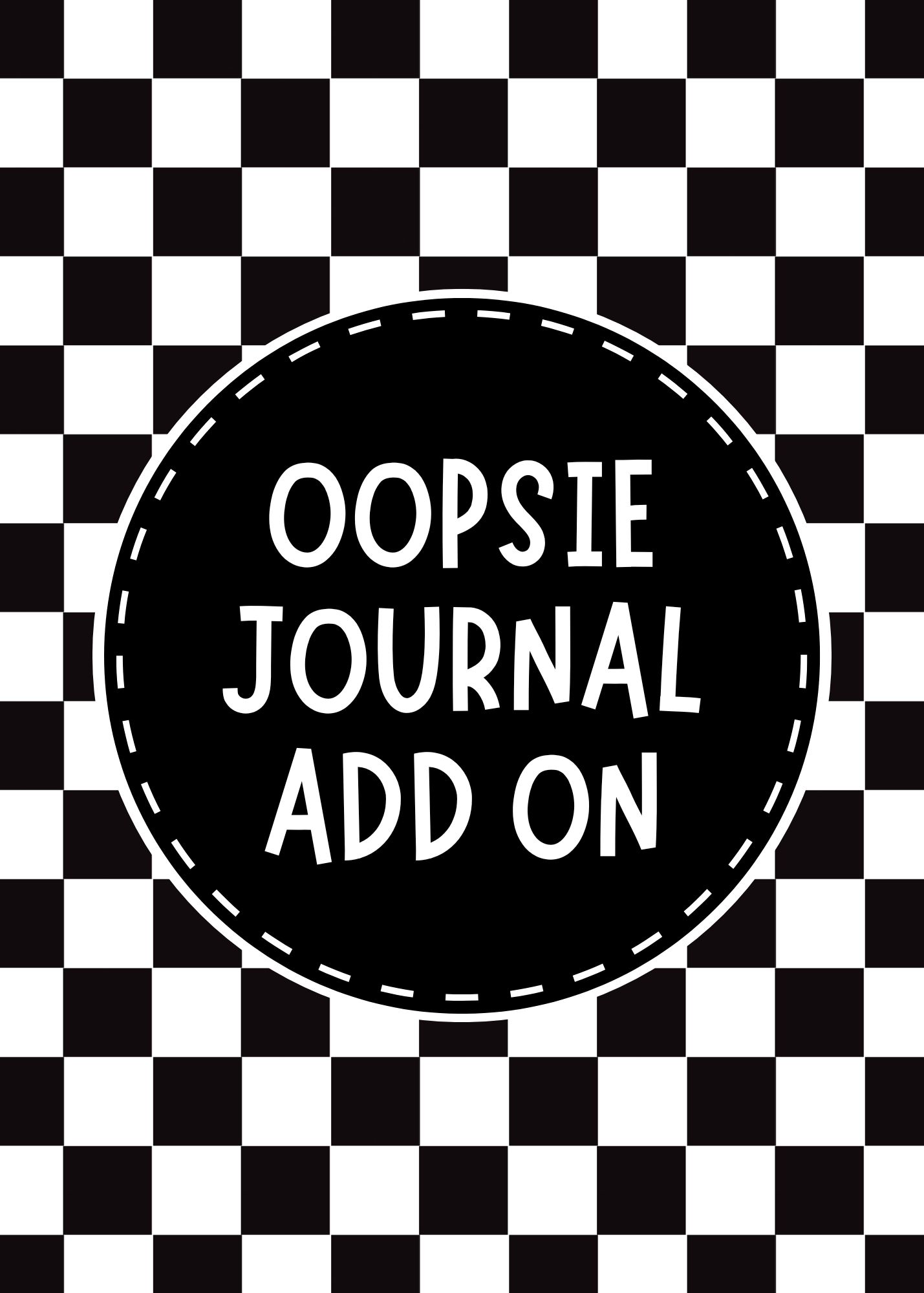Mystery Oopsie Journal ADD ON only