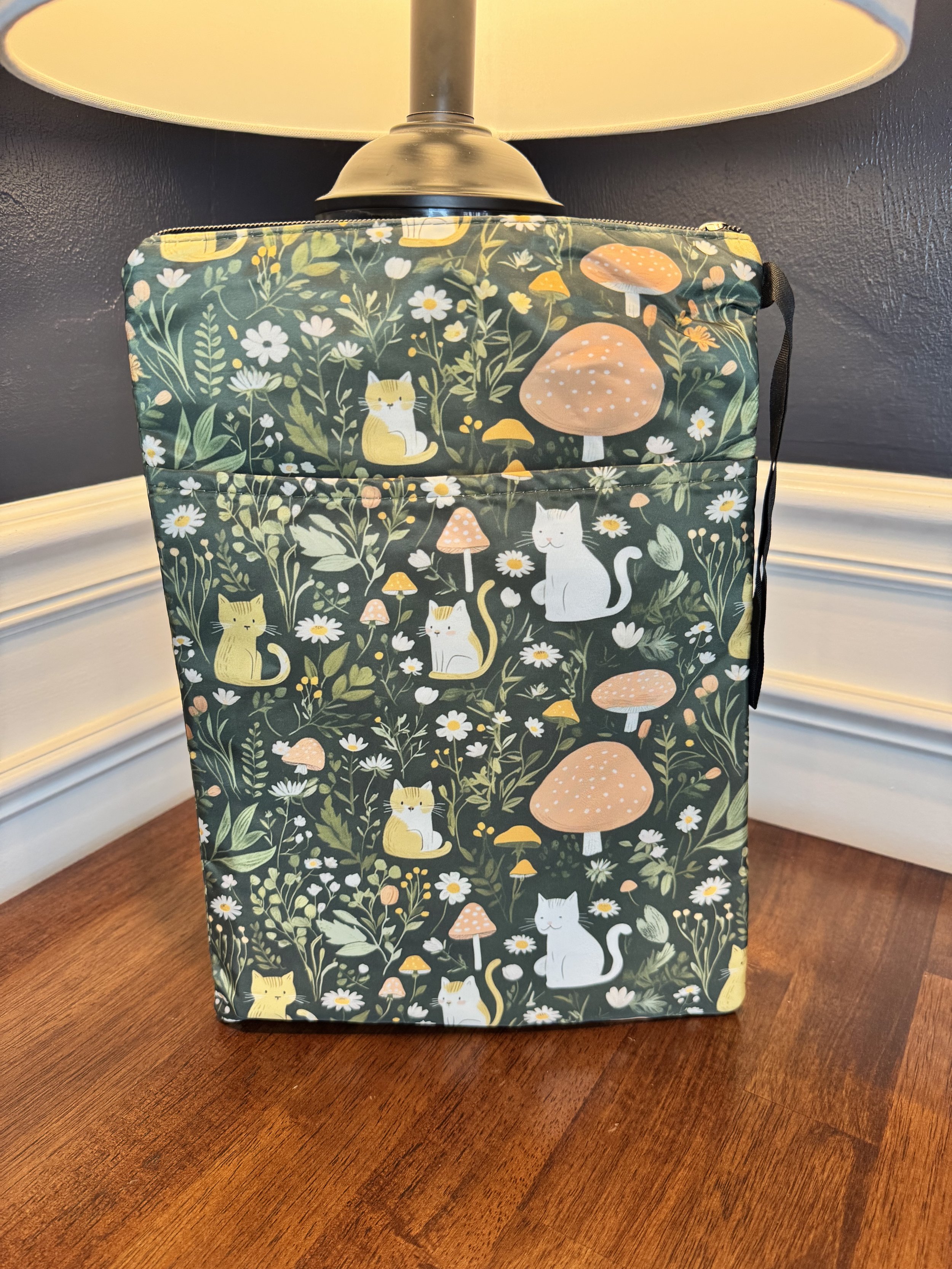 Woodland Cat Book Sleeve | Reader | Book Protector | Book Cover