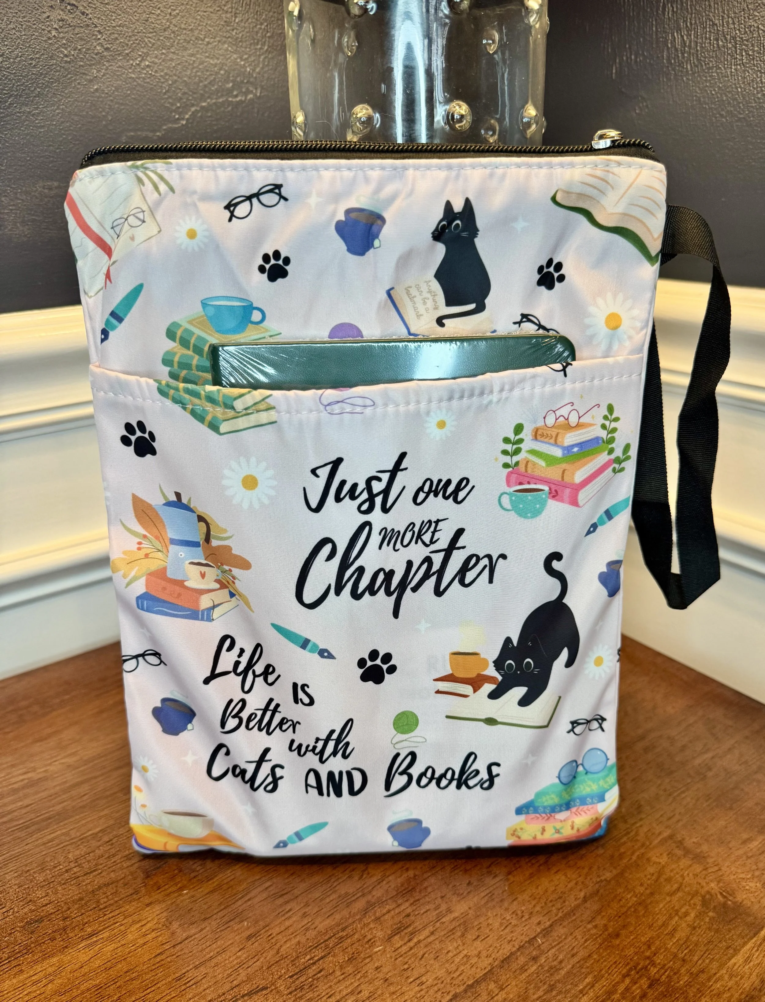 Cute Cat Book Sleeve | Book Protector | Book Cover