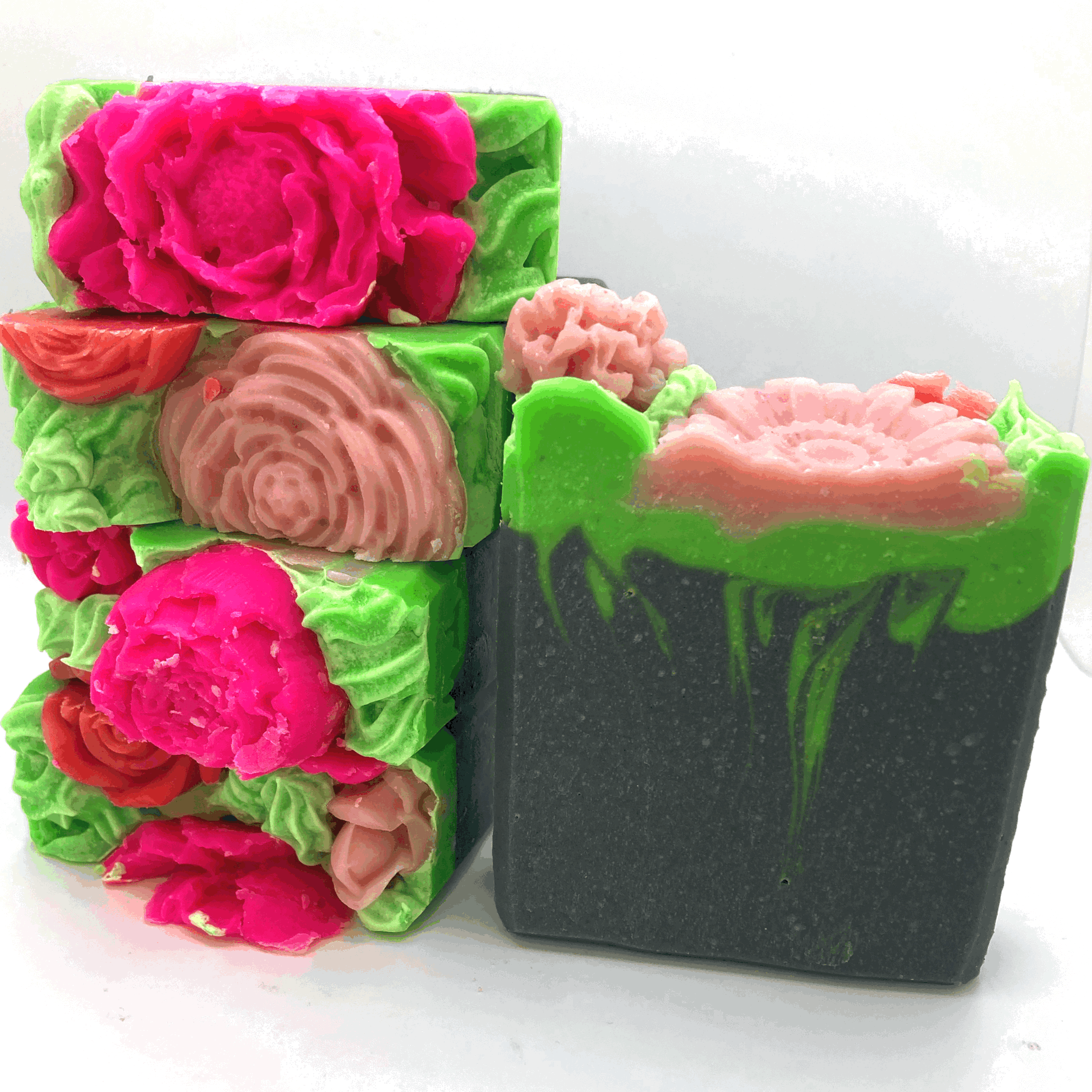 PREORDER - Flowers for My Valentine Goat Milk Soap - Beautiful Bouquet Fragrance