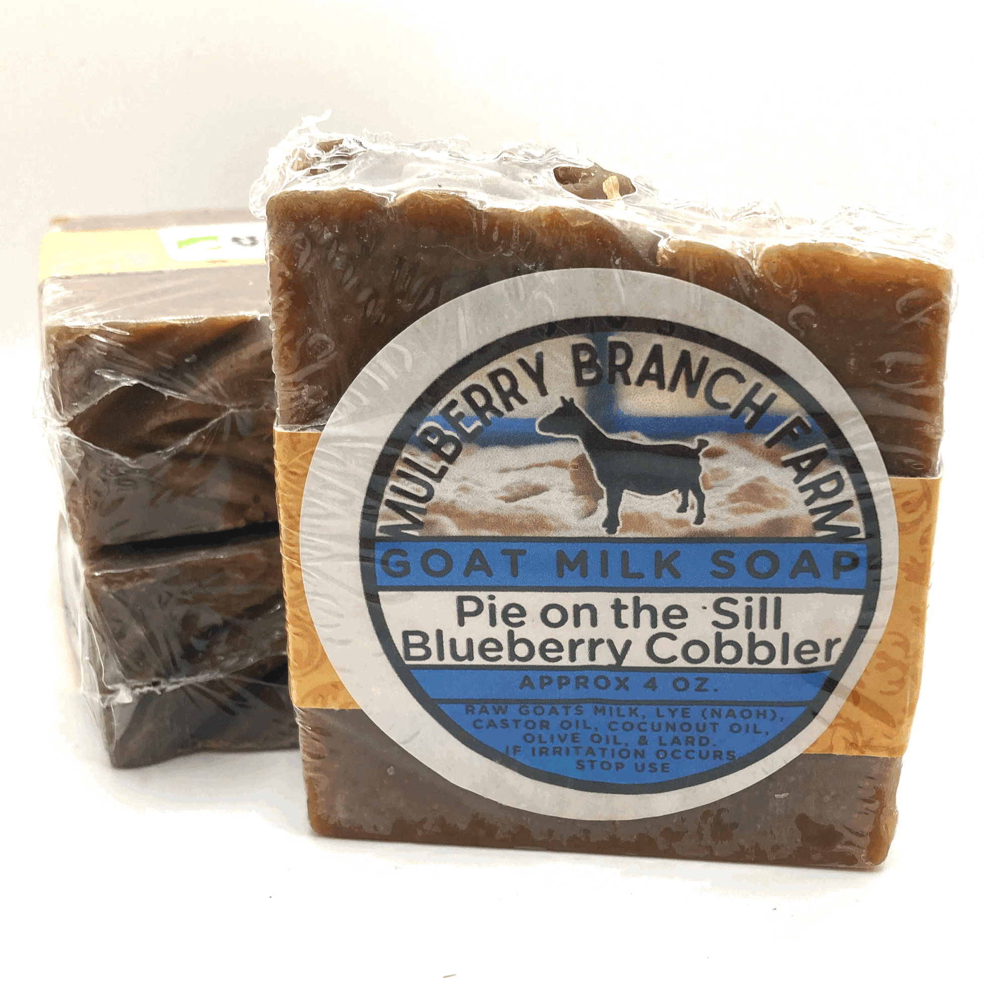 Pie on the Sill Goat Milk Soap - Blueberry Cobbler