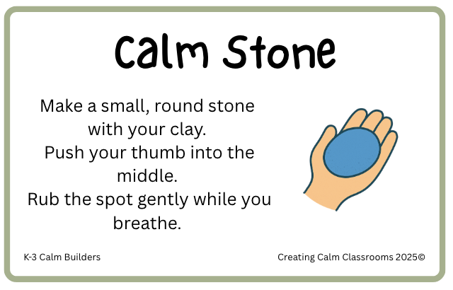 a sample card from the ccc clay lab