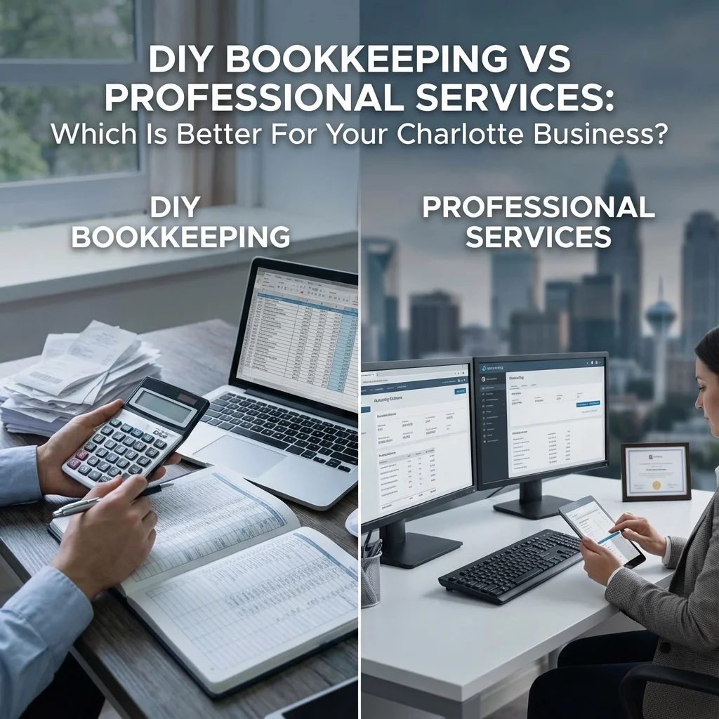 DIY Bookkeeping Vs Professional Services: Which Is Better For Your Charlotte Business?