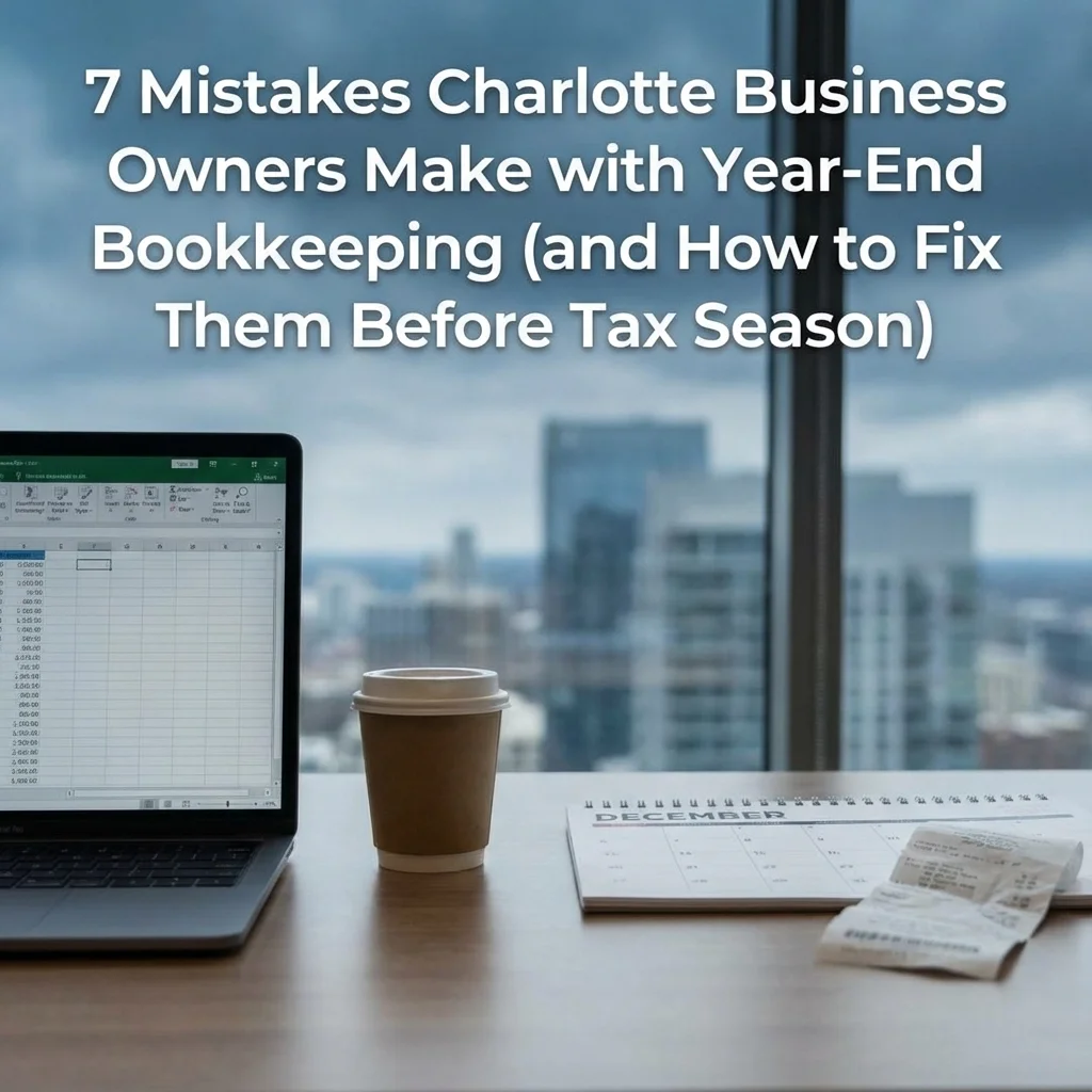7 Mistakes Charlotte Business Owners Make with Year-End Bookkeeping (and How to Fix Them Before Tax Season)