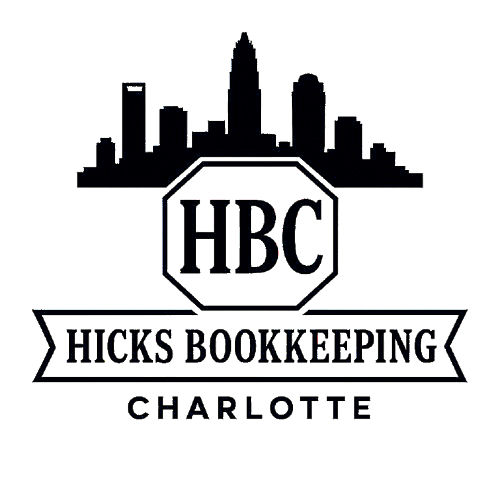 Logo for HBC Tickets & Booking in Charlotte, featuring a city skyline with tall buildings, the HBC initials inside an octagon, and text reading 'Tickets & Booking Charlotte'.