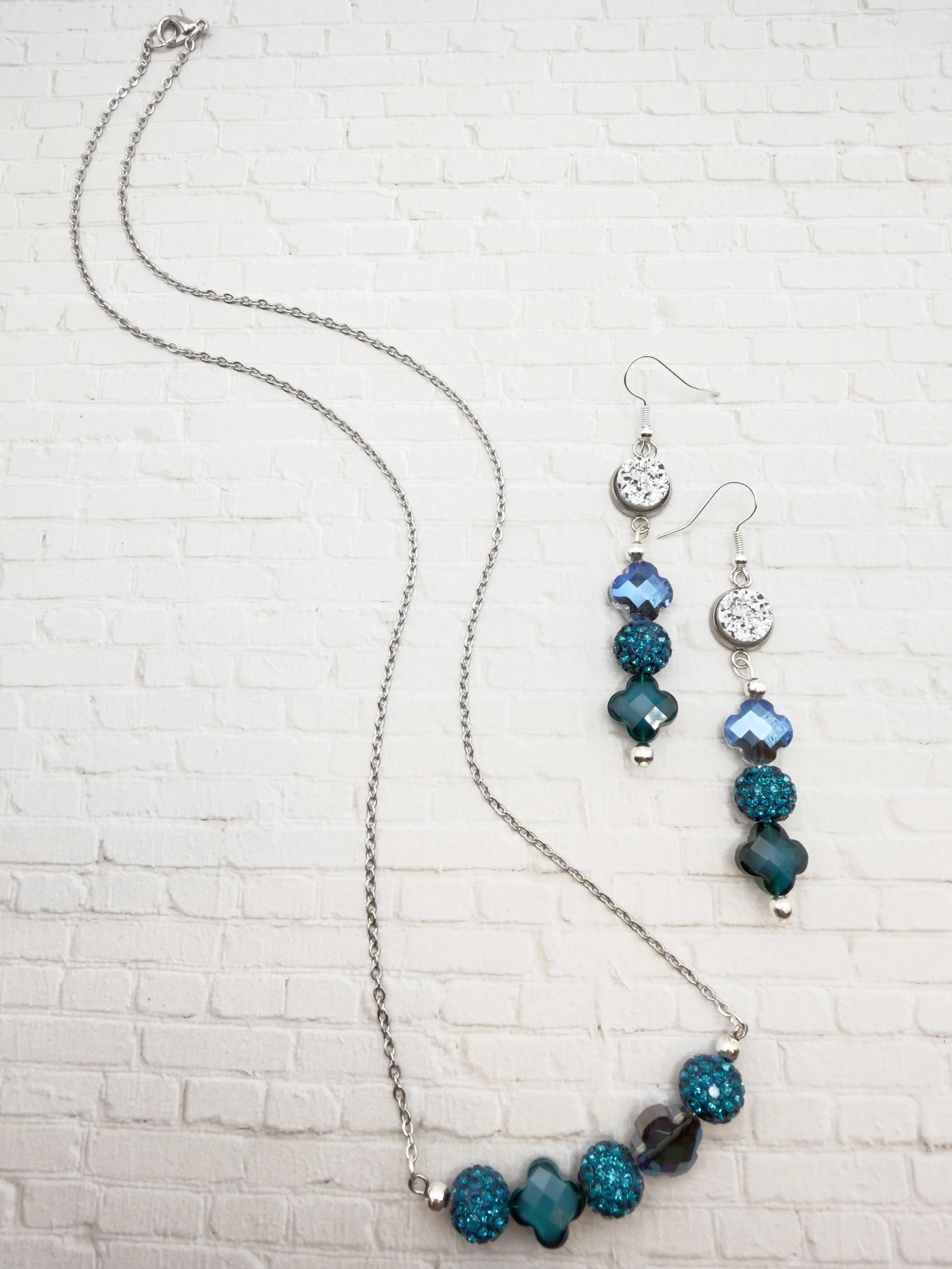 Turquoise & Silver Jewelry Set