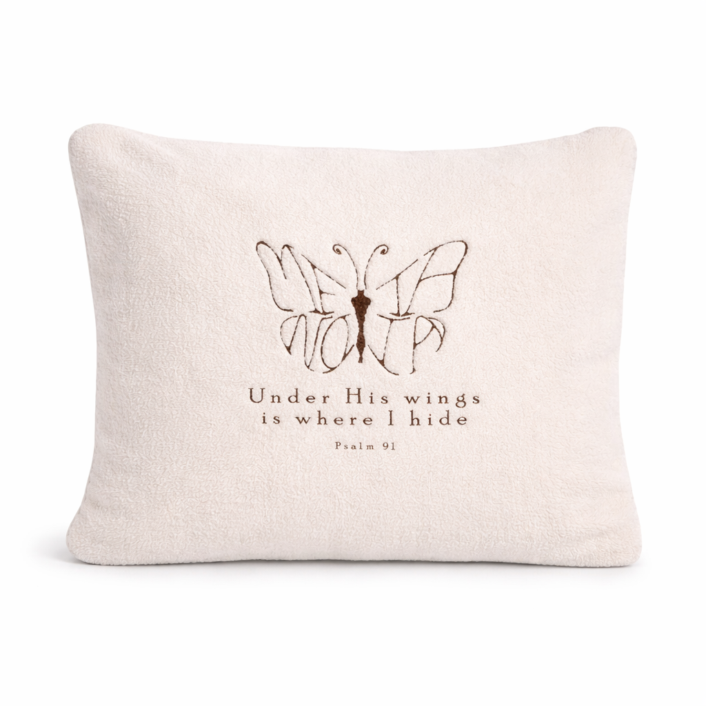 Metanoia Plush Decorative Embroidered Pillow