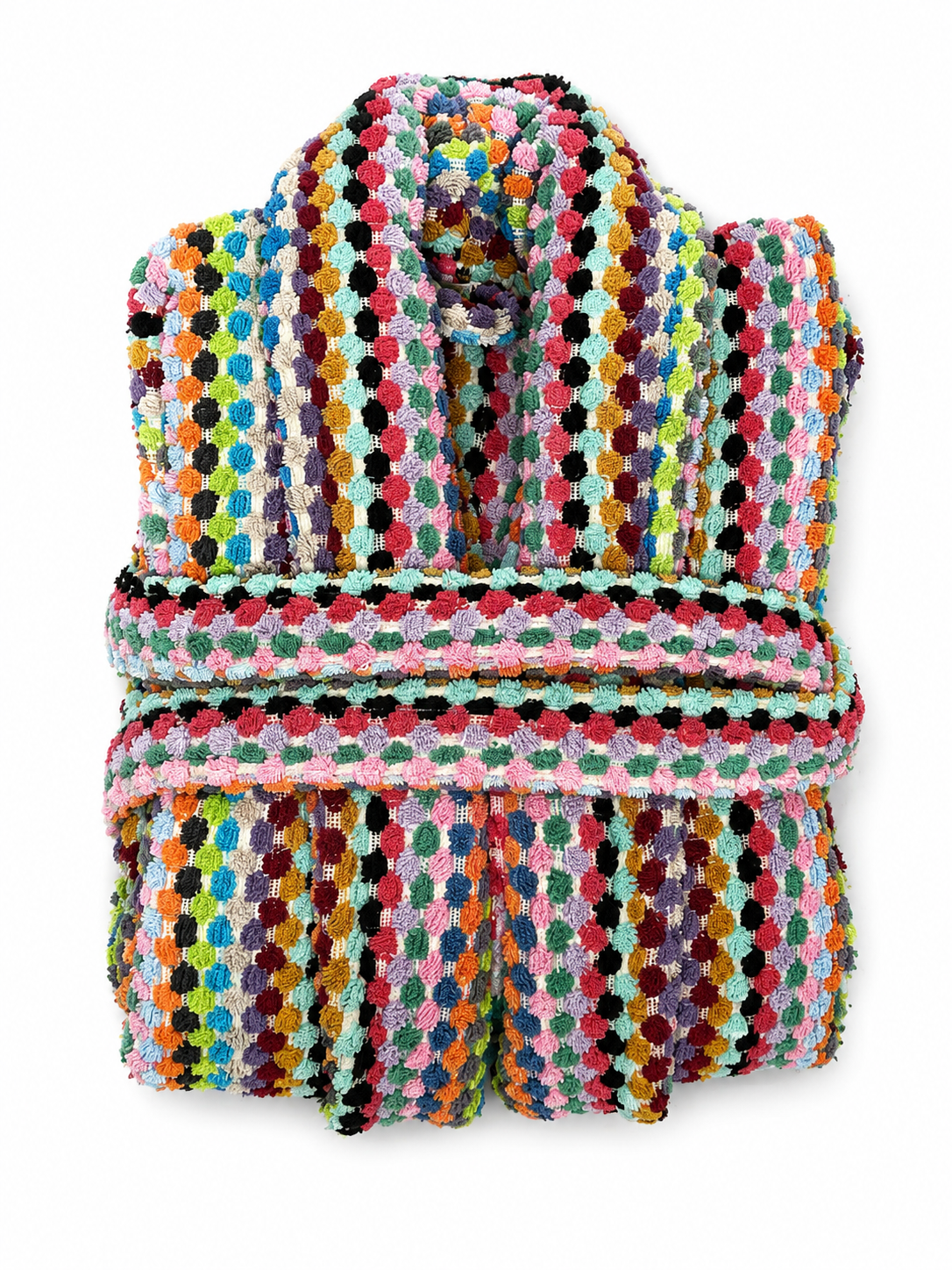 Nekhar Essentials Color Party Dotted Bath Robe