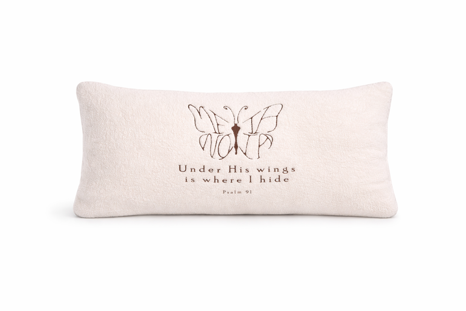 Metanoia Plush Throw Embroidered Pillow