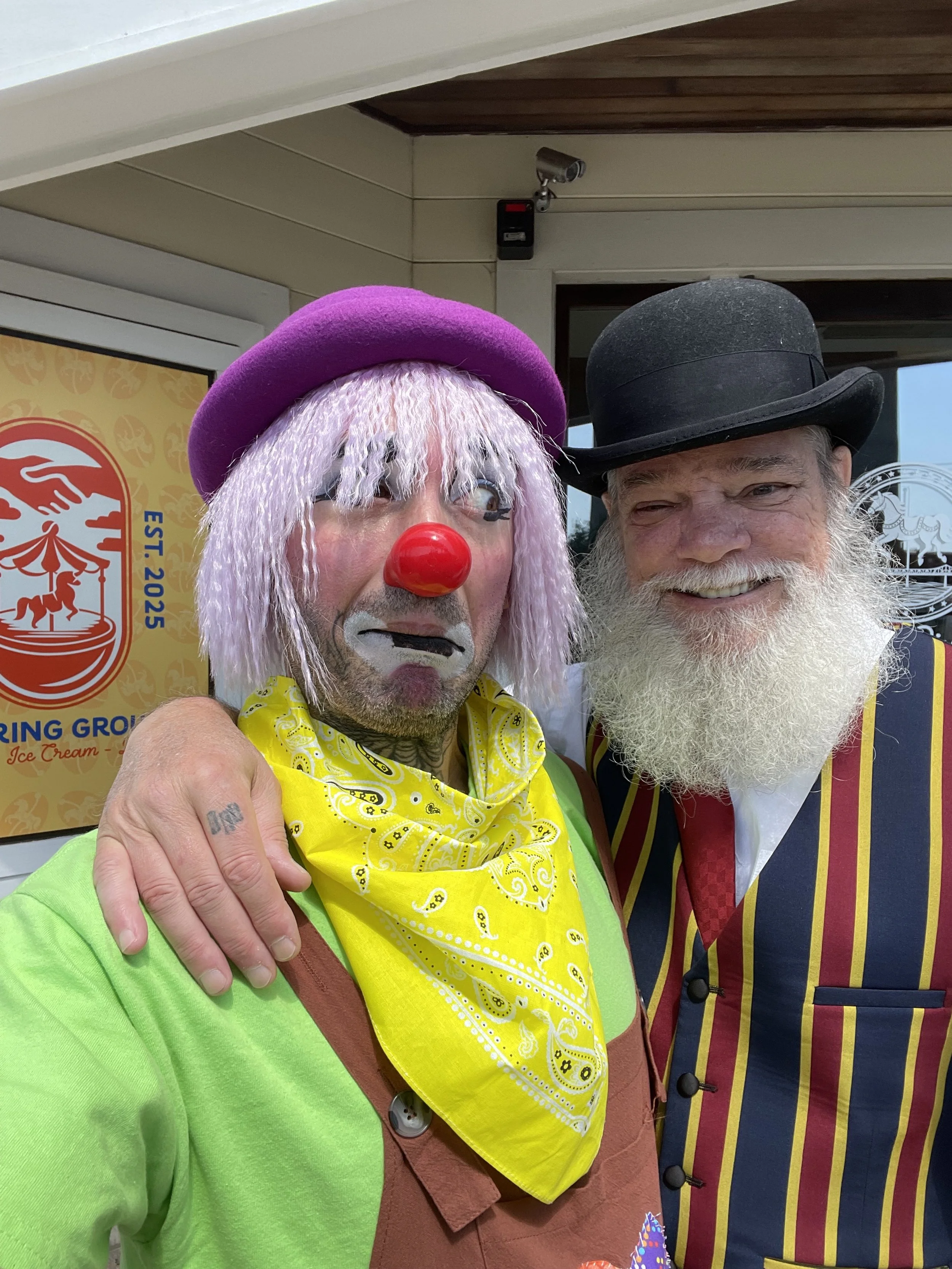 Dusty & Tony Bologna at the Carousel