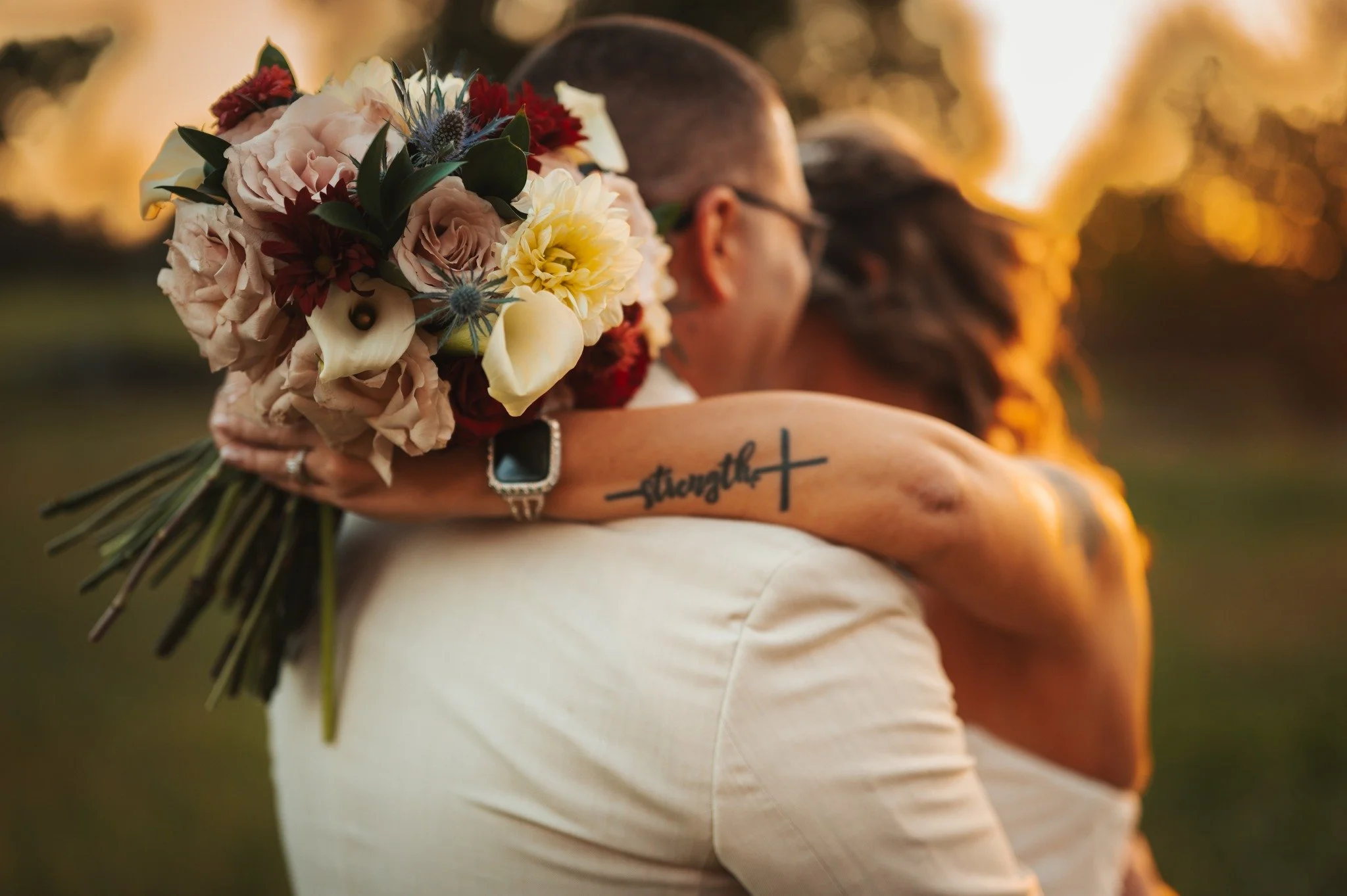 Close-up of detailed bridal braid designed for all-day wear and photography