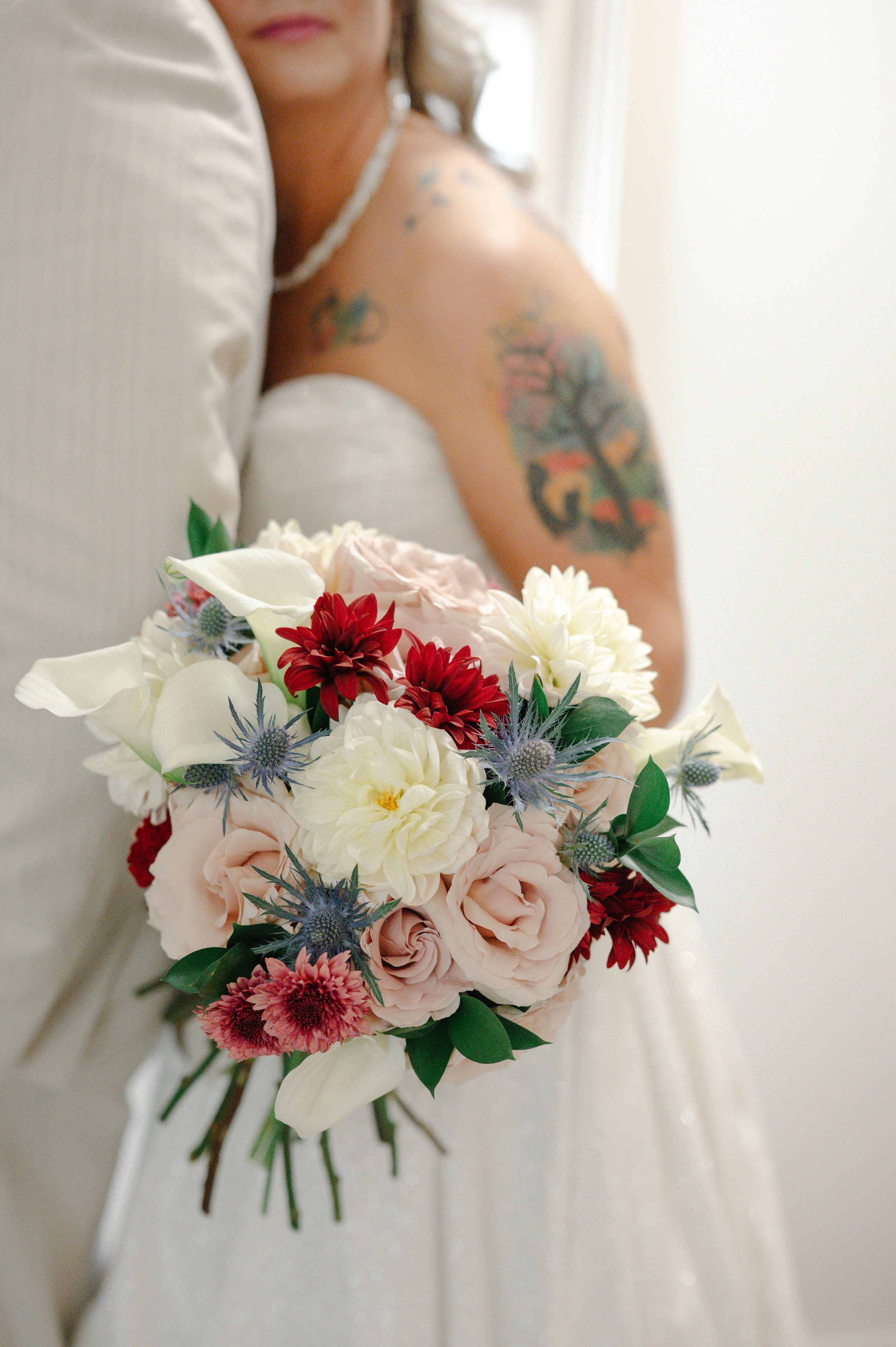 Labor Day Weekend Wedding Elegant outdoor wedding reception in early fall with soft sunset lighting and seasonal florals.