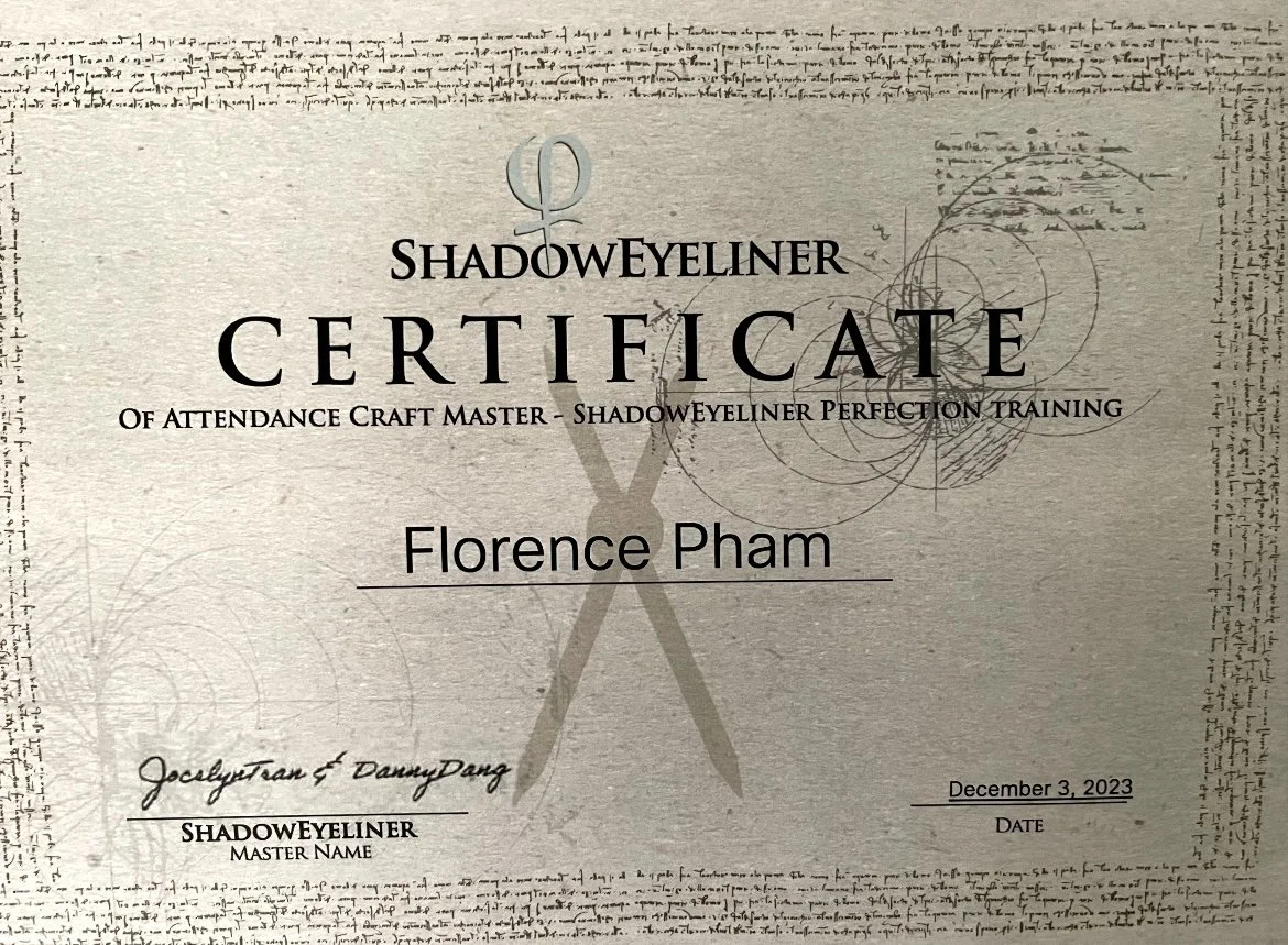 Eyeliner Tattoo Certification