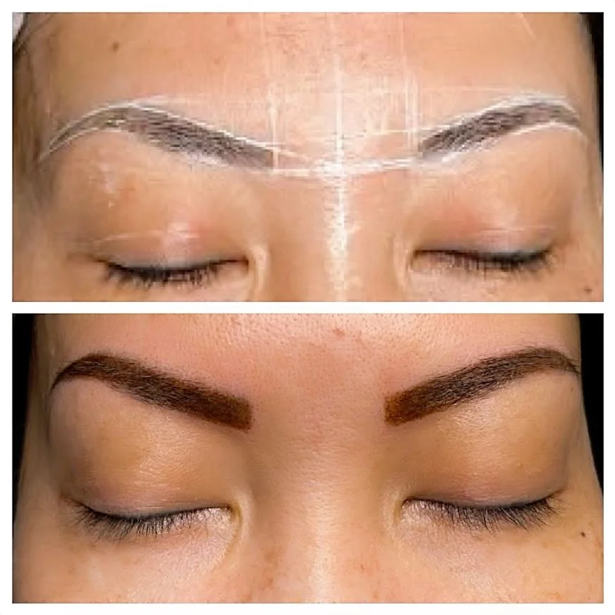 Eyebrow tattoo
