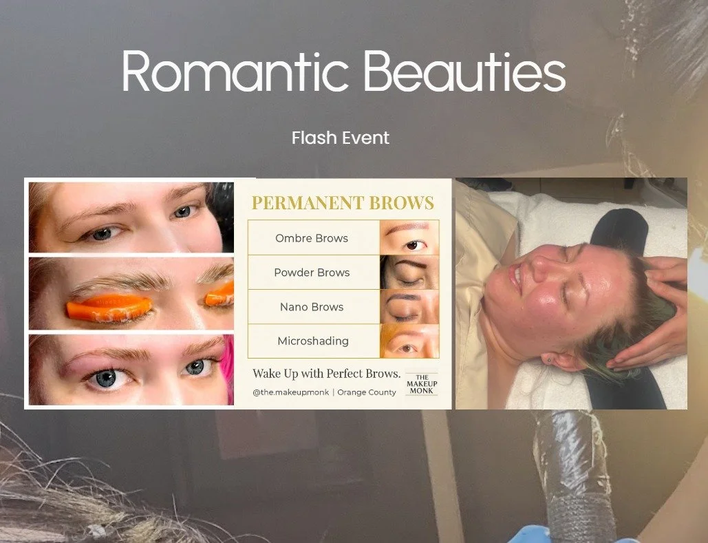 Valentine-Ready Beauty
Lash perms, brows, facials, are 45% off for a soft, confident glow&mdash;available for a limited time this February.

Promo: Permanent Makeup Brows &amp; Eyeliner for 4 days availability
Eyeliner: 250-300 Brows: $400 any style
