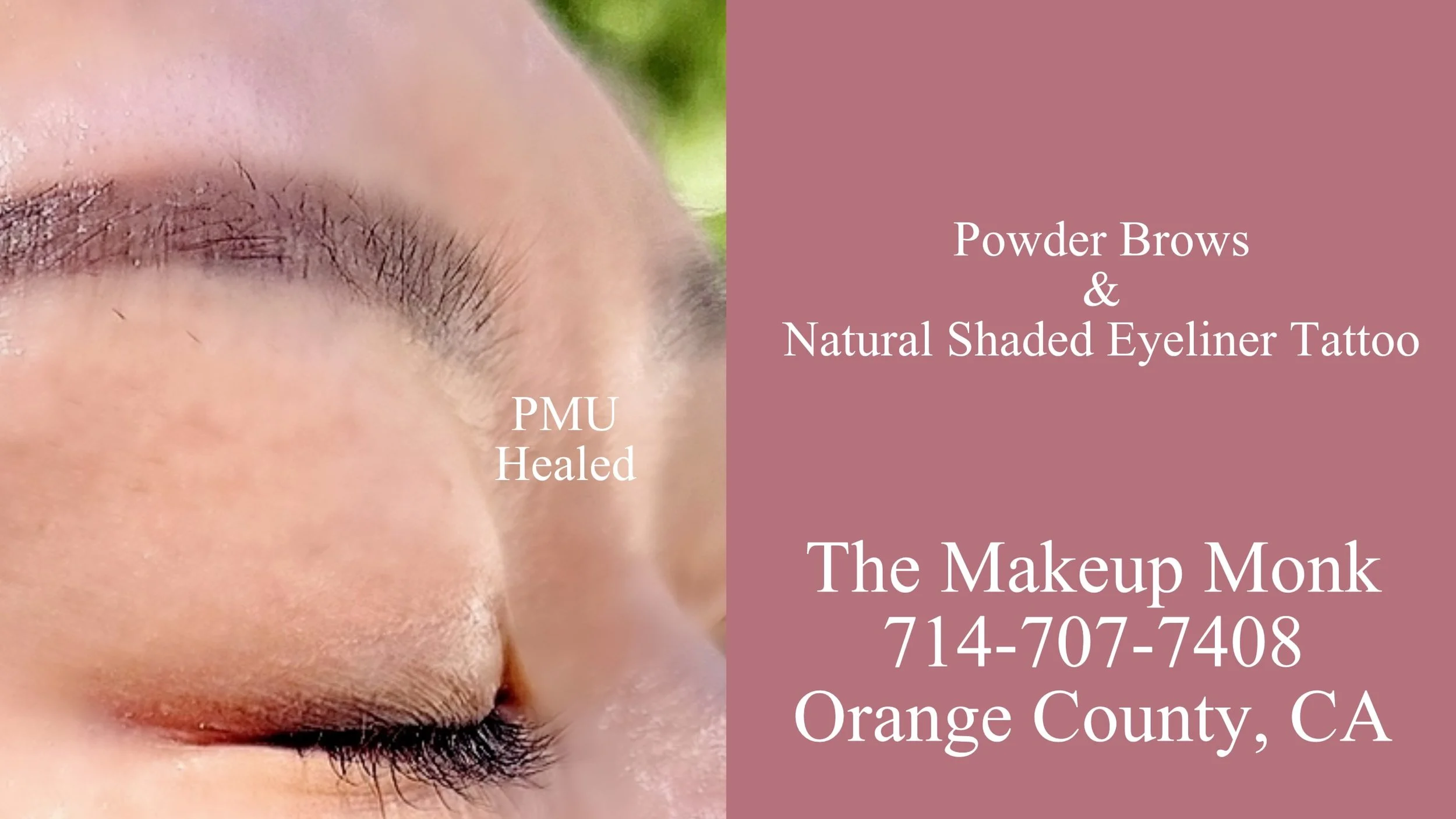 Wake up with Makeup, the Low-Maintenance way!

#pmuorangecounty #permanentmakeup #themakeupmonk #powderbrows #shadedliner