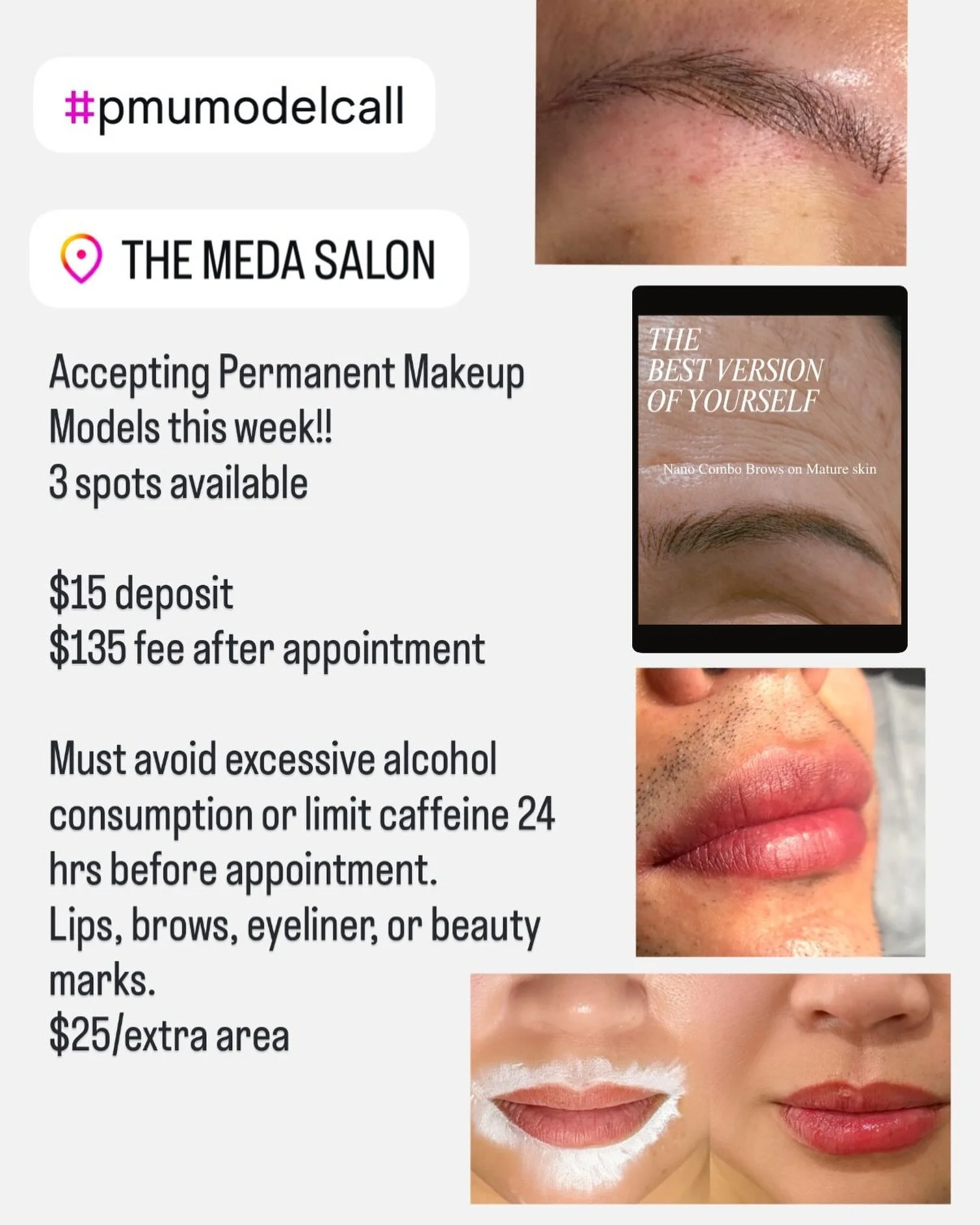 Accepting model for PMU this week! Gender neutral service. 
Dm or text: 714-707-7408
Limited spots!!!

#orangecounty #permanentmakeup #modelcall #fypシ❤️💞❤️ #genderneutralbeauty