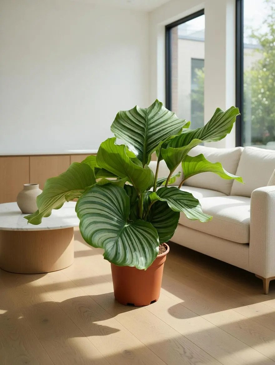 Calathea Orbifolia | 60cm Indoor Plant in 19cm Pot