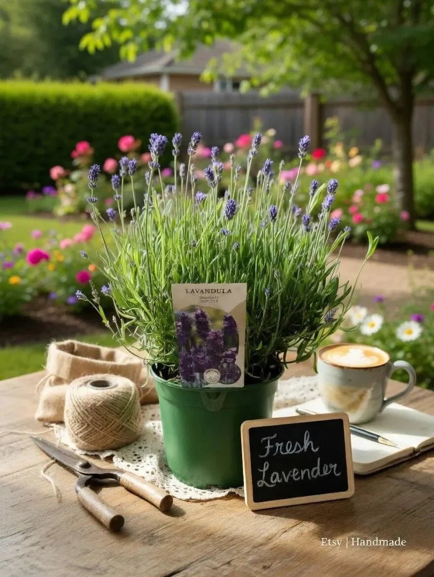 Live Lavender Plant Shrub - 2L or Large 5L Pot Options