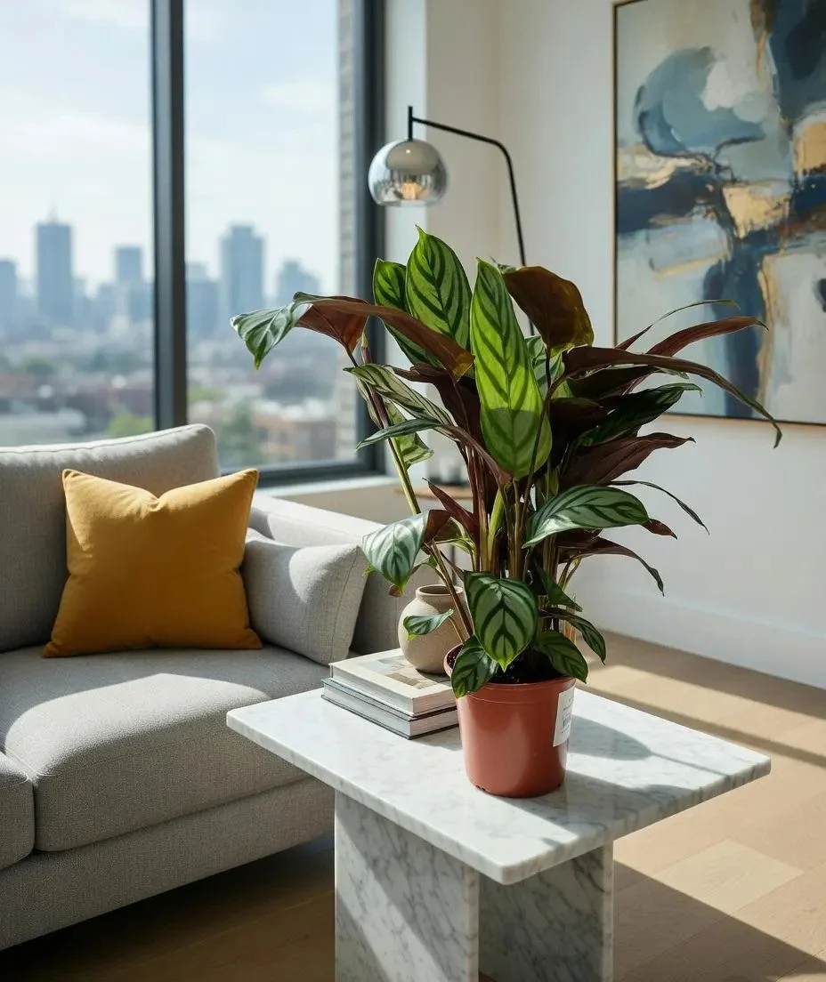 Calathea Compact Star | 45cm Indoor Plant in 12cm Pot