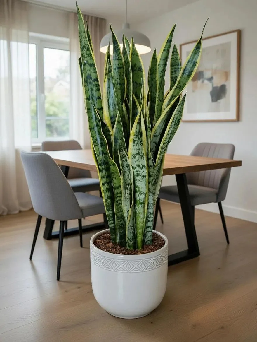 Large Snake Plant | Sansevieria Trifasciata in 21cm Pot