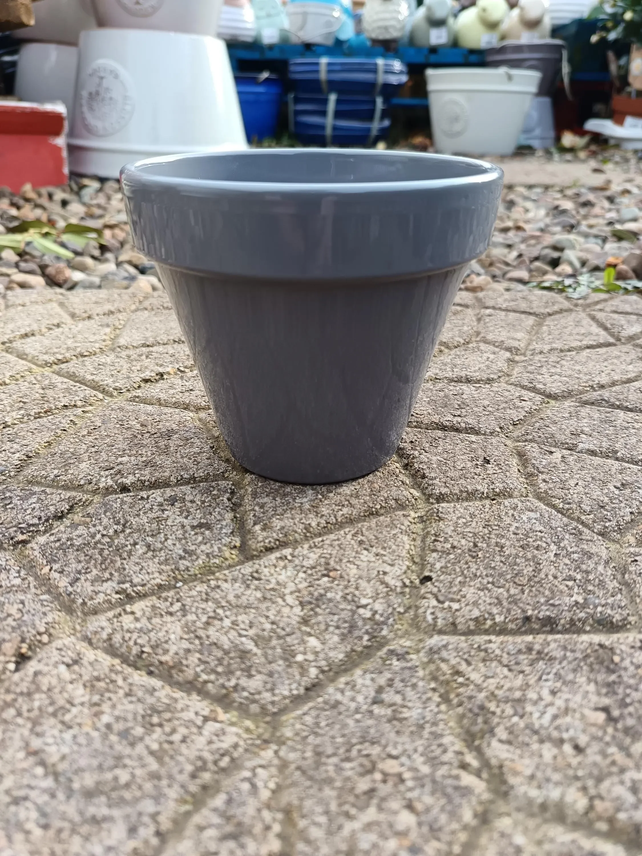 Small Glazed Ceramic Plant Pot | 10cm Succulent & Cactus Planter